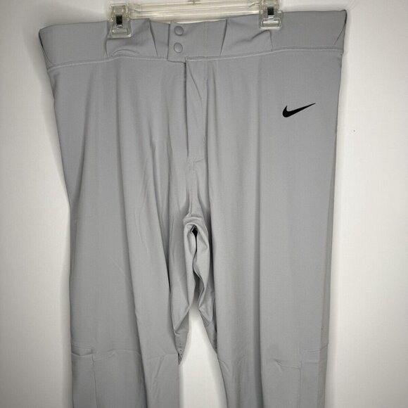 Nike Team Vapor Prime Vented Baseball Game Pant Men's 3XL Gray BQ3239 NWT - Picture 1 of 3